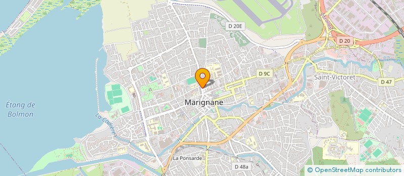 localisation de l'entreprise ENERGIE BZ à MARIGNANE