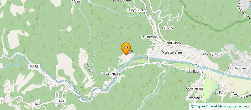 localisation de l'entreprise ENERGIE CANTAL 1  CENDRAS