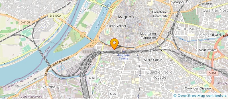 localisation de l'entreprise ENERGIE CITOYENNE DU PAYS D'AVIGNON  AVIGNON