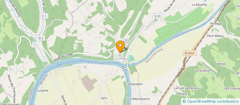 localisation de l'entreprise ENERGIE CITOYENNE LIMEUIL AUDRIX SAINT-CHAMASSY  LIMEUIL