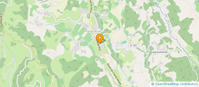 localisation de l'entreprise ENERGIE CLIM  VARACIEUX