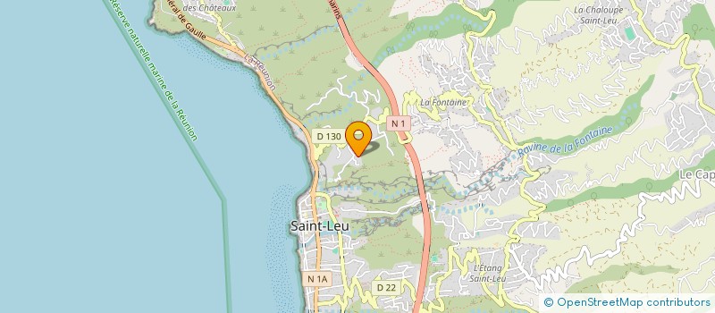 localisation de l'entreprise ENERGIE CLIM ET FROID 974  SAINT-LEU