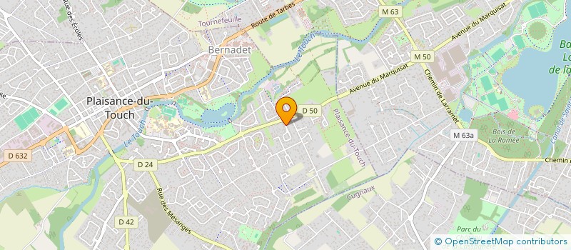 localisation de l'entreprise ENERGIE CLIMAT 31  PLAISANCE-DU-TOUCH