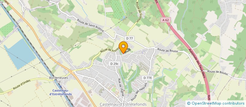 localisation de l'entreprise ENERGIE CLIMAT FROID à CASTELNAU-D'ESTRETEFONDS
