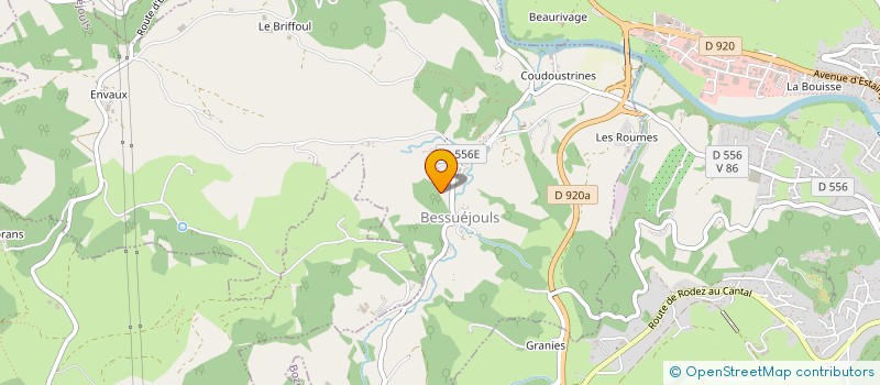 localisation de l'entreprise ENERGIE COLLECTIVE  BESSUEJOULS