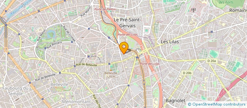 localisation de l'entreprise ENERGIE COMMEX  PARIS