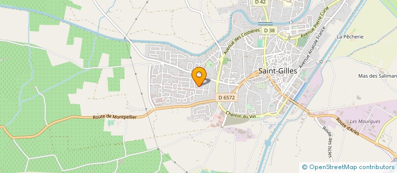 localisation de l'entreprise ENERGIE COMPTAGE SERVICE à SAINT-GILLES