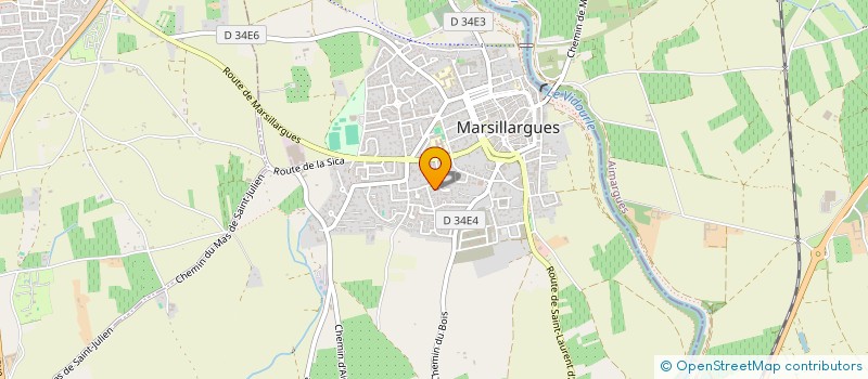 localisation de l'entreprise ENERGIE CONFORT 34  MARSILLARGUES