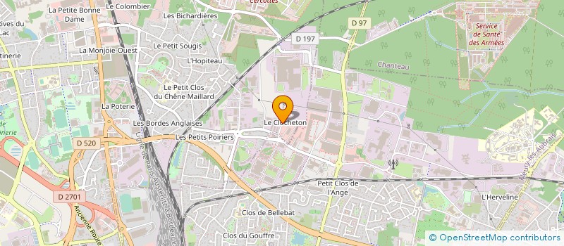 localisation de l'entreprise ENERGIE CONFORT à SARAN