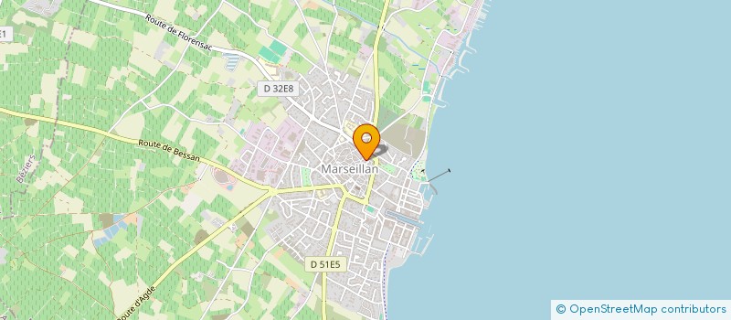 localisation de l'entreprise ENERGIE-CONFORT à MARSEILLAN