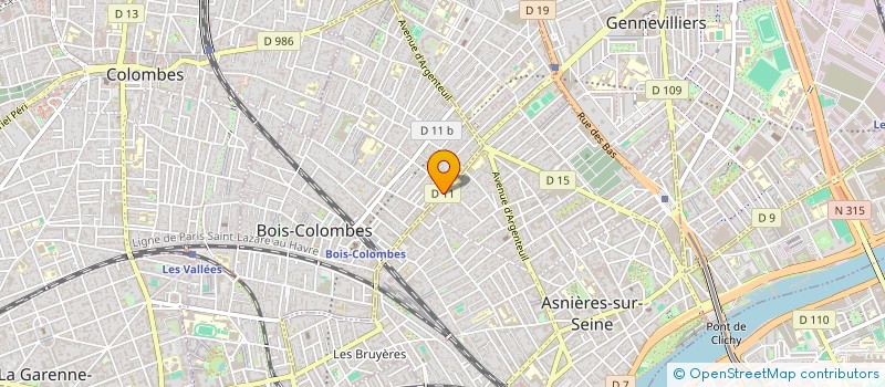 localisation de l'entreprise ENERGIE CONFORT EUROPEEN 92 à BOIS-COLOMBES