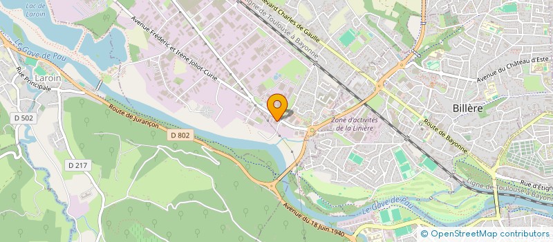 localisation de l'entreprise ENERGIE CONFORT LOISIRS à LONS