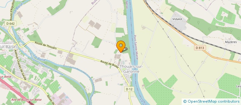 localisation de l'entreprise ENERGIE CONFORT PLUS  THOUARS-SUR-GARONNE