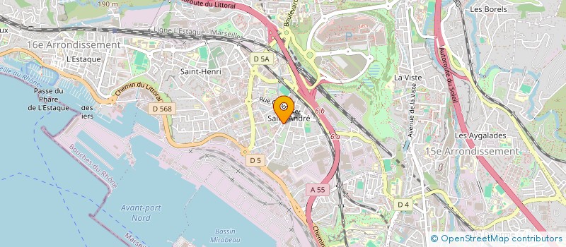localisation de l'entreprise ENERGIE CONSTRUCTION à MARSEILLE