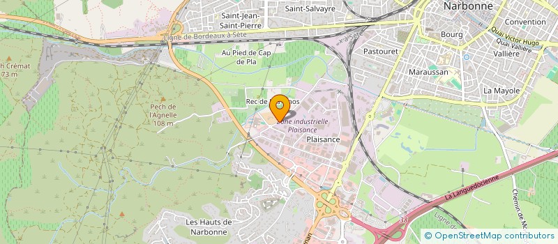 localisation de l'entreprise ENERGIE CONSULT à NARBONNE
