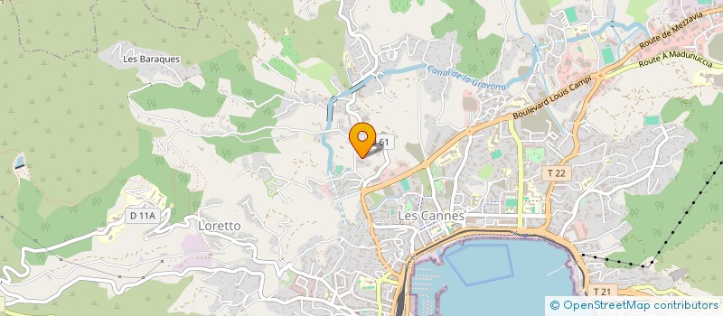 localisation de l'entreprise ENERGIE CORSE ELECTRIQUE à AJACCIO
