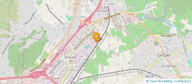 localisation de l'entreprise ENERGIE - COTE SUD à LA FARLEDE
