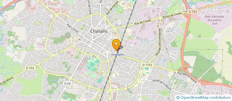 localisation de l'entreprise ENERGIE DE CHALLANS à CHALLANS