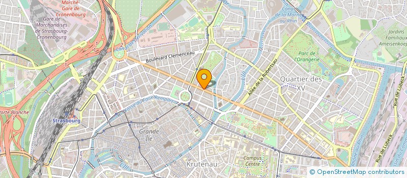 localisation de l'entreprise ENERGIE DE MODANE SNC à STRASBOURG