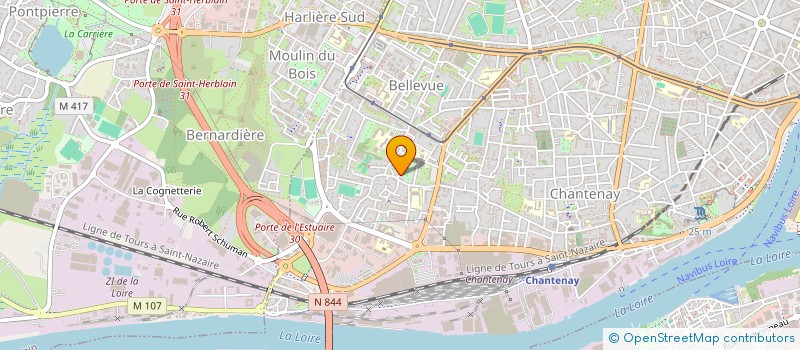 localisation de l'entreprise ENERGIE DE PARTOUT à NANTES