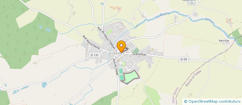 localisation de l'entreprise ENERGIE DE TREMENTINES  VASLES