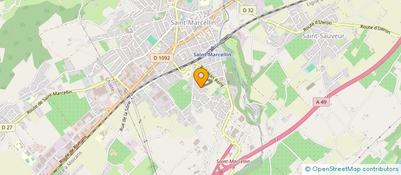 localisation de l'entreprise ENERGIE DES MONTS D'OR à SAINT-MARCELLIN