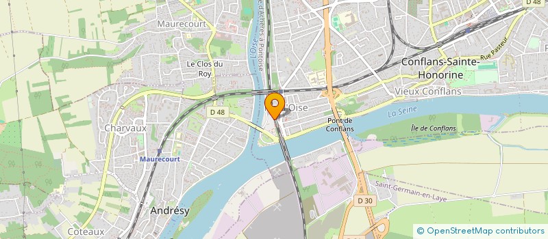 localisation de l'entreprise ENERGIE DEVELOPPEMENT  CONFLANS SAINTE HONORINE