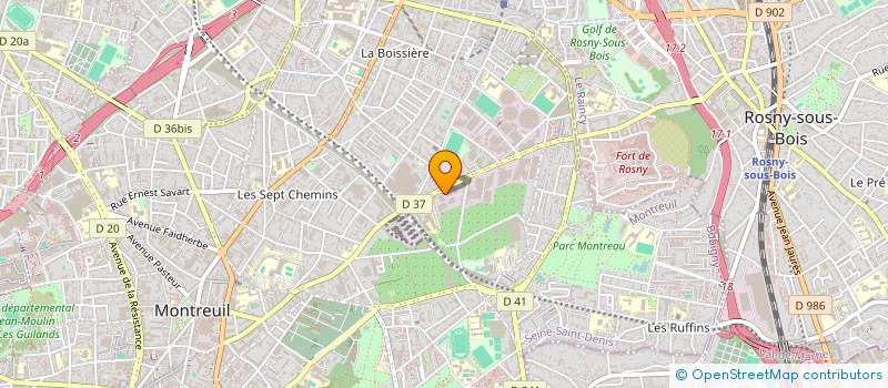 localisation de l'entreprise ENERGIE DEVELOPPEMENT à MONTREUIL