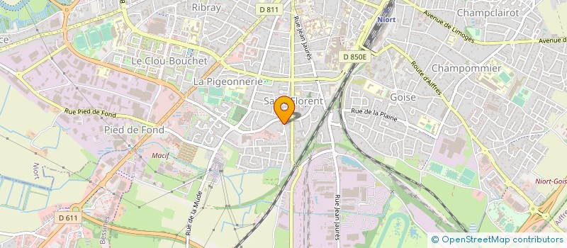 localisation de l'entreprise ENERGIE DISTRIBUTION SA à NIORT