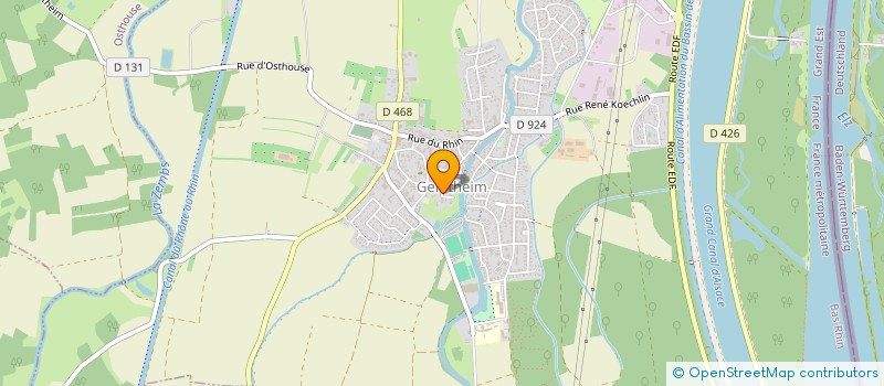 localisation de l'entreprise ENERGIE DU MOULIN D'OSTHOUSE  OSTHOUSE