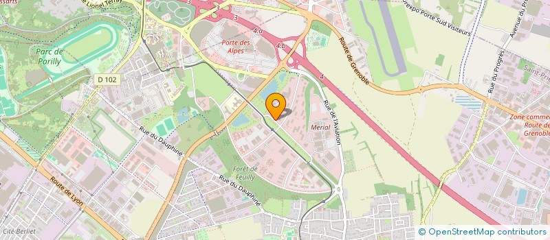 localisation de l'entreprise ENERGIE DU PARTAGE 15  SAINT-PRIEST