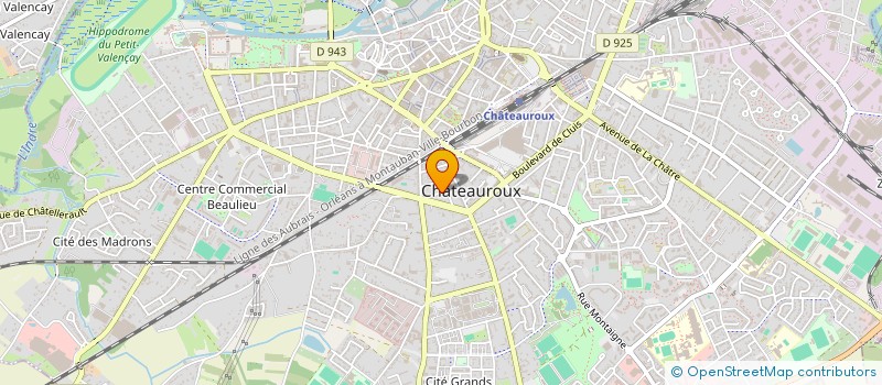 localisation de l'entreprise ENERGIE DU PLATEAU CENTRAL à CHATEAUROUX