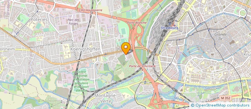 localisation de l'entreprise ENERGIE DU RHIN à STRASBOURG