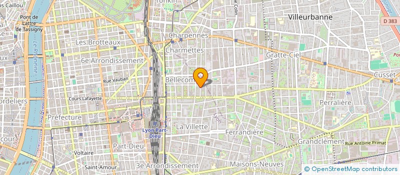 localisation de l'entreprise ENERGIE ECO RENOUVELABLE (EER) à LYON