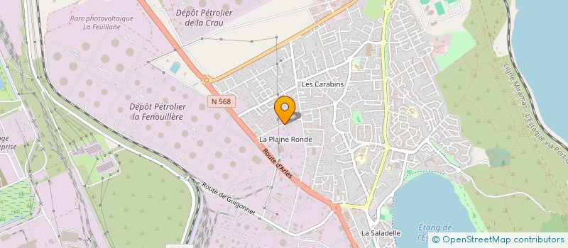localisation de l'entreprise ENERGIE ECOLOGIE SOLAIRE  FOS-SUR-MER