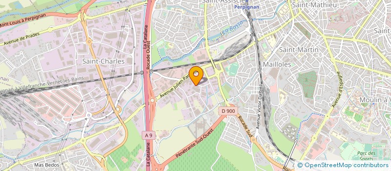 localisation de l'entreprise ENERGIE ELEC  PERPIGNAN