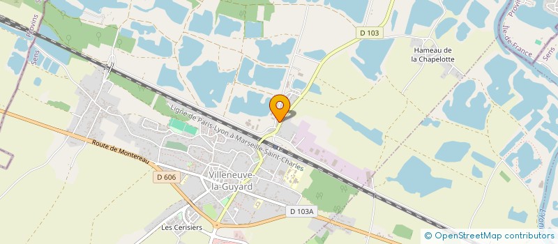 localisation de l'entreprise ENERGIE ELEC 89  VILLENEUVE-LA-GUYARD