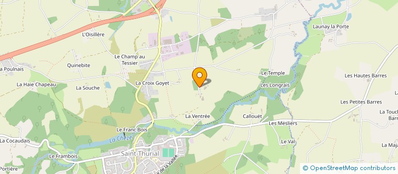 localisation de l'entreprise ENERGIE EN COMMUN  SAINT-THURIAL