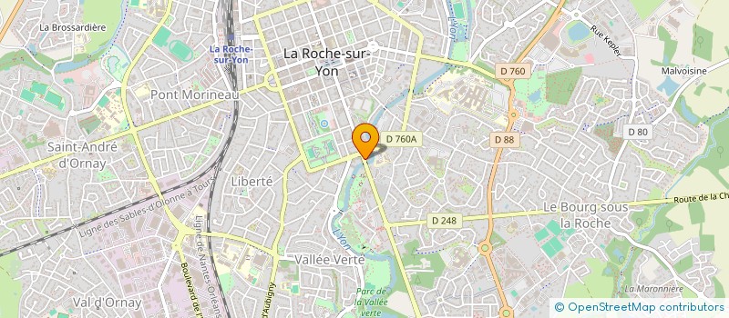 localisation de l'entreprise ENERGIE EN PAYS DE SAINT GILLES CROIX DE VIE  LA ROCHE-SUR-YON