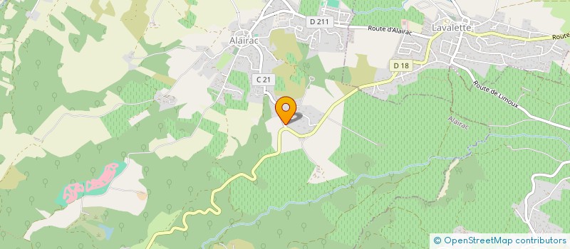 localisation de l'entreprise ENERGIE ENVIRONNEMENT  ALAIRAC