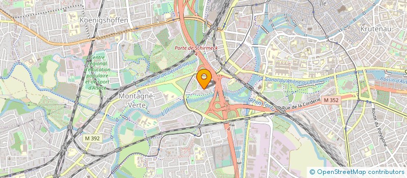 localisation de l'entreprise ENERGIE EOLIENNE FRANCE EEF à STRASBOURG