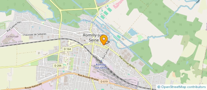 localisation de l'entreprise ENERGIE ET BEAUTE à ROMILLY-SUR-SEINE