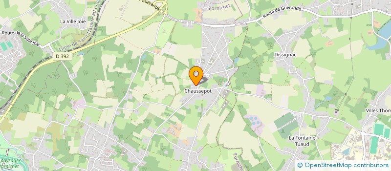 localisation de l'entreprise ENERGIE ET DEVELOPPEMENT LOIRE-OCEAN  PORNICHET