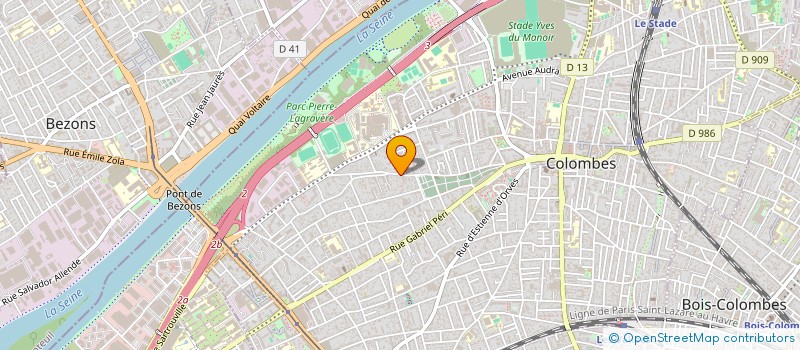localisation de l'entreprise ENERGIE ET ENVIRONNEMENT CLIMATIQUE à COLOMBES