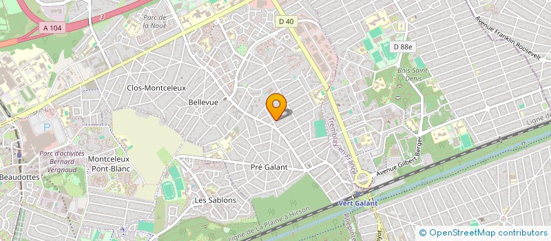 localisation de l'entreprise ENERGIE ET SANTE à VILLEPINTE