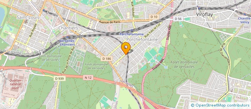 localisation de l'entreprise ENERGIE ET SERVICE à VERSAILLES