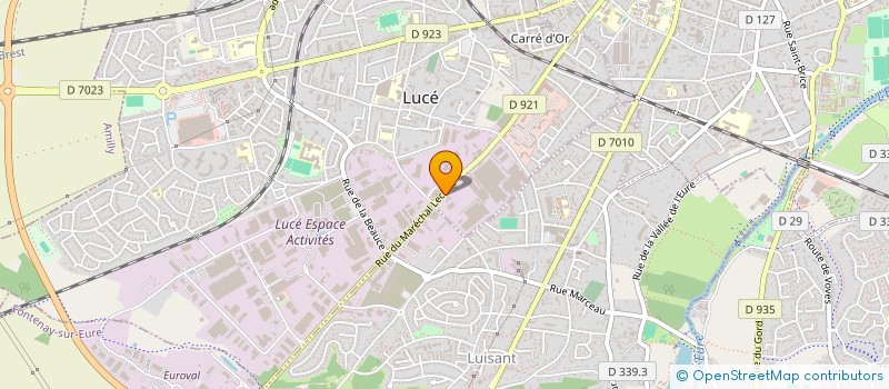 localisation de l'entreprise ENERGIE EURE-ET-LOIR à LUCE