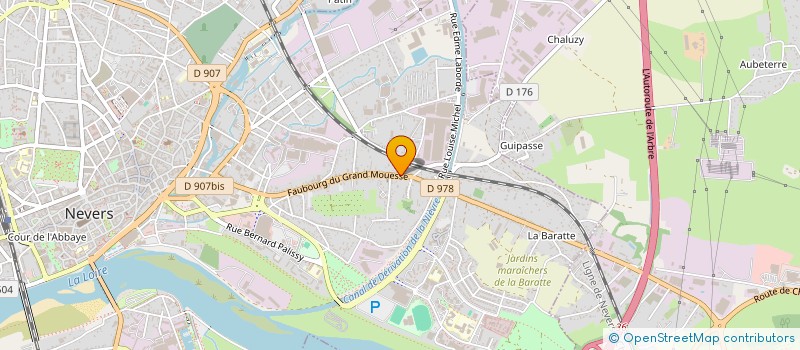localisation de l'entreprise ENERGIE EXPERTISES à NEVERS