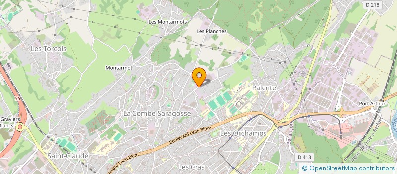 localisation de l'entreprise ENERGIE FENETRES  BESANCON