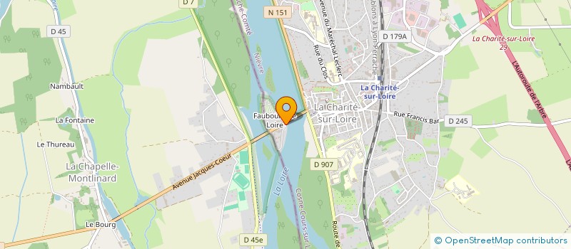 localisation de l'entreprise ENERGIE FRANCO-ALLEMANDE à LA CHARITE-SUR-LOIRE